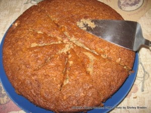gluten free, dairy free, bananas, Kahlua, cake, coffee cake, dessert