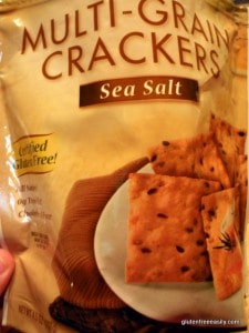gluten free, dairy free, soy free, Crunchmaster crackers