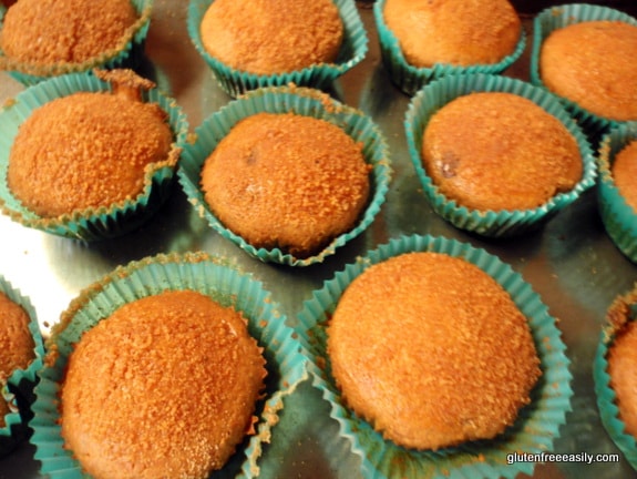 gluten free, dairy free, egg free, vegan, orange, honey, chocolate chip, Enjoy Life chocolate chips, muffins, giveaway