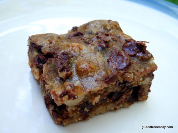 black magic bars, black walnut, chocolate chip, oat, gluten free, dairy free