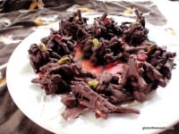 gluten free, grain free, dairy free, chocolate haystacks, chocolate clusters