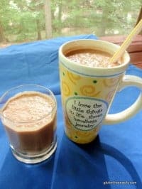 gluten free, dairy free, refined sugar free, milkshake, chocolate, dessert, recipe, Shirley Braden, gluten free easily