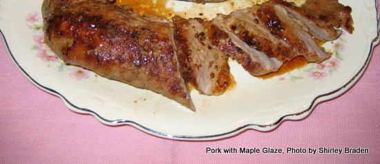 Gluten-Free Pork Tenderloin with Maple Glaze [GlutenFreeEasily.com]