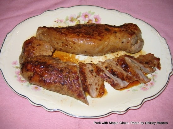 Pork Tenderloin with Maple Glaze