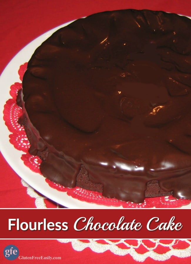 The ultimate Flourless Chocolate Cake. Perfect for every holiday and special occasion. You don't even have to separate the eggs either. I LOVE that part!