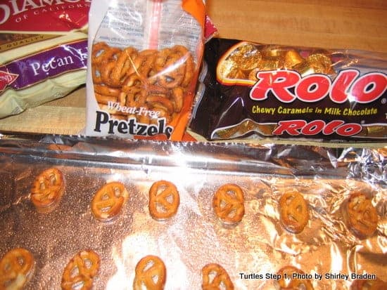 Pretzel Rolos (gluten free nut free caramel candy) - Petite