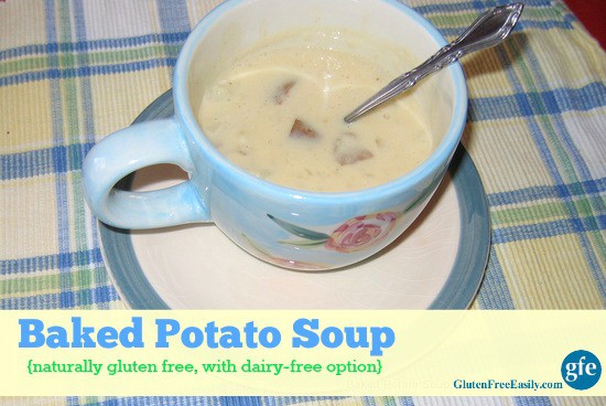 Gluten-Free Dairy-Free Baked Potato Soup Gluten Free Easily