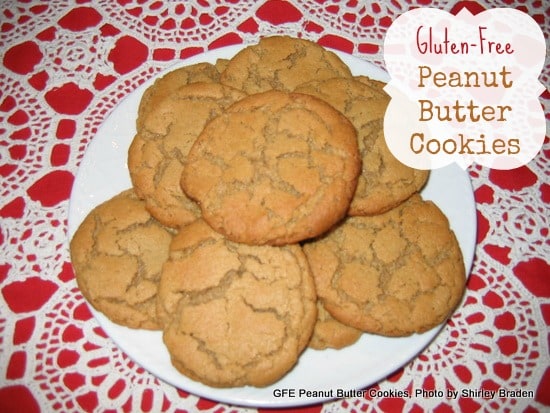 These Flourless Peanut Butter Cookies are naturally gluten free. They have the perfect cookie texture and rich peanut butter flavor. Quick and easy to make too! [from GlutenFreeEasily.com]
