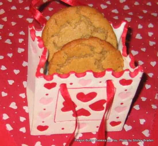 Gluten-Free Flourless Peanut Butter Cookies for Valentine's Day