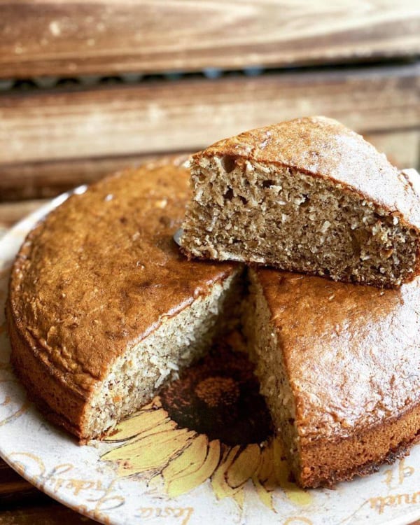 Easy Banana and Coconut Cream Cake Recipe - The Mindful Hapa