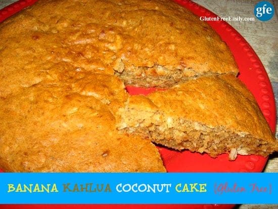 Gluten-Free Dairy-Free Banana Kahlua Coconut Cake at Gluten Free Easily