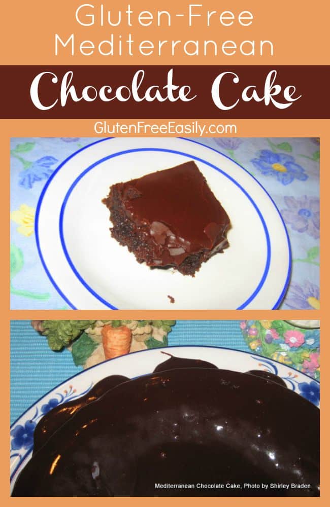 Gluten-Free Mediterranean Chocolate Cake at GlutenFreeEasily.com