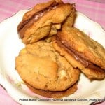 The easiest, most decadent treat you can imagine! Flourless Peanut Butter Nutella Sandwich Cookies (photo)