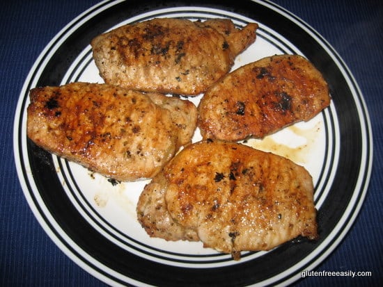 Gluten-Free Zesty Marinated Pork Chops. You don't have to marinate these pork chops too long to ensure amazing flavor. Totally delicious pork chops! [from GlutenFreeEasily.com]