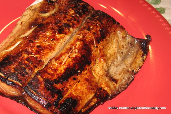 Grilled and ready for Pico. Ginger-Glazed Mahi Mahi with Pico de Gallo recipe. (photo)