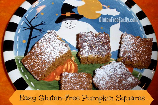 Easy Gluten-Free Pumpkin Squares