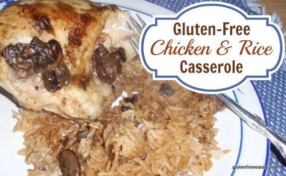 Gluten-Free Chicken and Rice Casserole from Gluten Free Easily