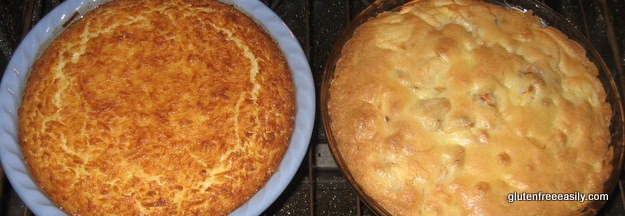 Crustless Gluten-Free Coconut Pie and Crustless Gluten-Free Apple Pie Gluten Free Easily