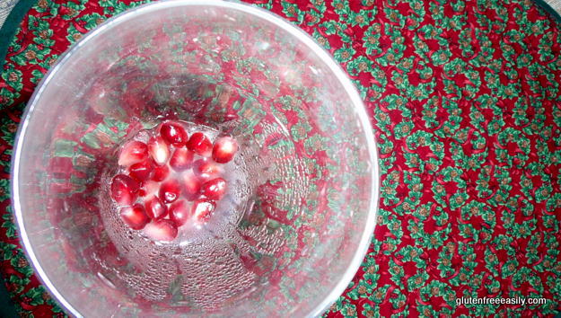 Drink up! These Reindeer Antlers are good! If you add pomegranate seeds (arils), you may have some left over to crunch on when you get to the bottom.