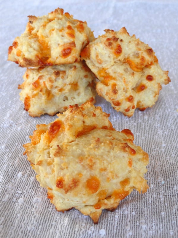 Gluten-Free Garlic Cheese Biscuits made by Lauren of As Good As Gluten for the Adopt a Gluten-Free Blogger event. Lauren used cheddar cheese. 