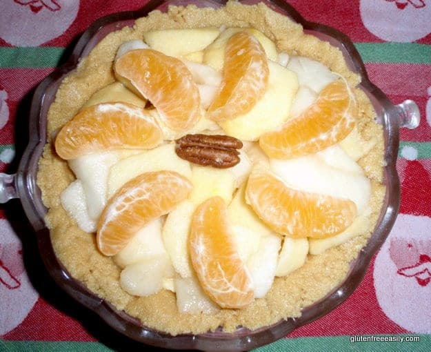 Raw Fruit and Nut Pie. Naturally gluten free. [from GlutenFreeEasily.com]