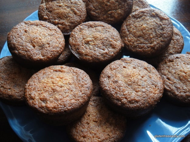 Gluten-Free Almond Banana Carrot Muffins, affectionately referred to as ABC Muffins. This recipe is sort of the muffin version of a cross between banana bread and carrot cake. [from GlutenFreeEasily.com]