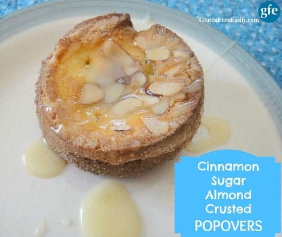Gluten-Free Cinnamon Sugar Almond Crusted Popovers Gluten Free Easily