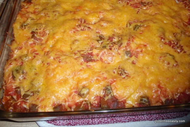 Gluten-Free Chicken Enchilada Casserole Recipe (Naturally Gluten Free)