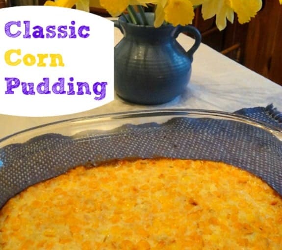 Classic Gluten-Free Corn Pudding. A delicious side dish for any meal, but especially for a holiday meal. We love enjoying this dish on Easter. [from GlutenFreeEasily.com] (photo)