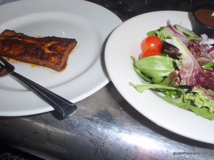 Gluten-Free Key West Trip Report Blackened Mahi Mahi Side Salad