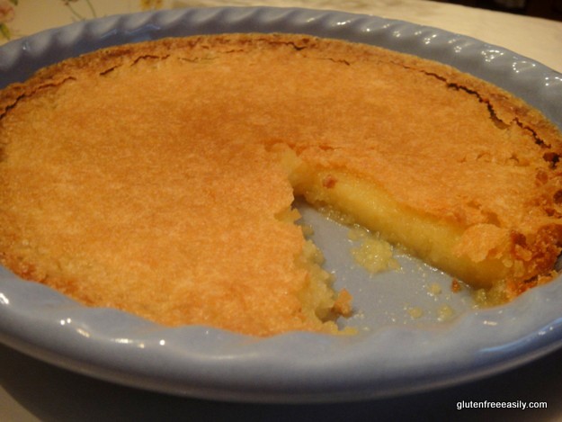 This gluten-free Vinegar Pie is a surprise to many, but it's sweet tart appeal will make most who try it fall in love! A Southern classic. [from GlutenFreeEasily.com]