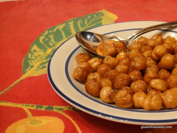 Simple Roasted Chickpeas [from GlutenFreeEasily.com]