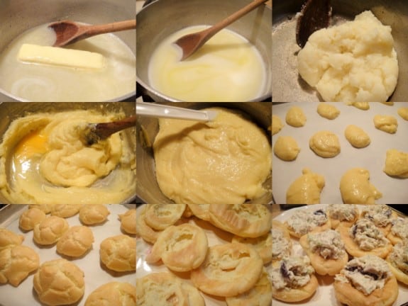 Step-by-step photos of making Elegant and Easy Gluten-Free Party Puffs. [from GlutenFreeEasily.com]