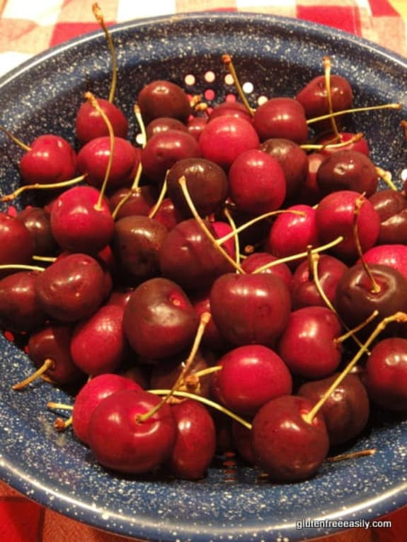 Gluten-Free Cherry Upside Down Cake. Cherries are worth picking (or picking up at your local farmer's market) when you can turn them into this delicious gluten-free Cherry Upside-Down Cake. [from GlutenFreeEasily.com]