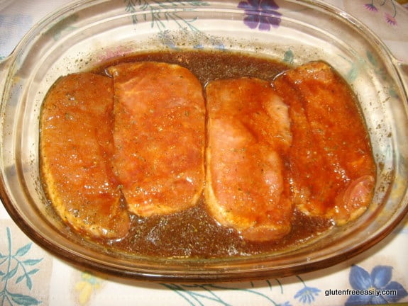 Gluten-Free Zesty Marinated Pork Chops. You don't have to marinate these pork chops too long to ensure amazing flavor. Totally delicious pork chops! [from GlutenFreeEasily.com]