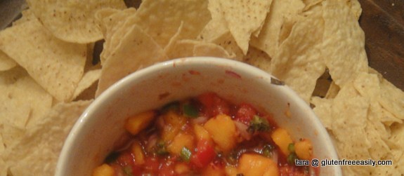 End of Summer Peach Salsa from Tasty Eats At Home