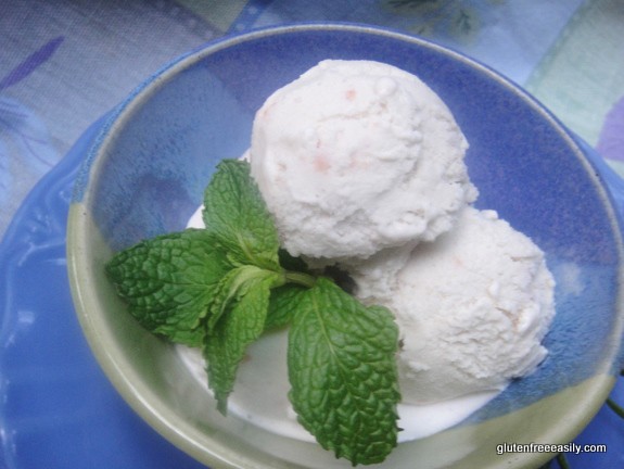 Tomato Rosemary Mint Ice Cream