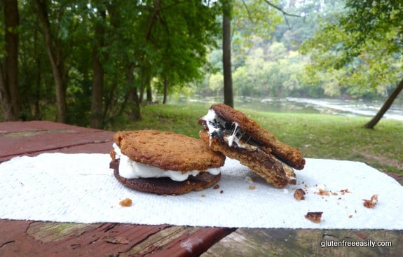 Gluten-Free Cookie S'mores! [from GlutenFreeEasily.com]