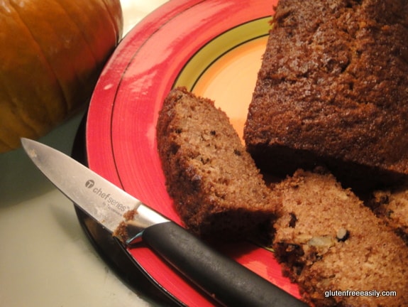 Gluten-Free Classic Pumpkin Bread. This is my go-to dessert/treat to take to family and friends. It's loved by all! [from GlutenFreeEasily.com] (photo)