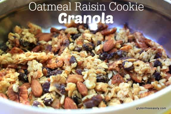 Oatmeal Raisin Cookie Granola at Gluten Free Easily