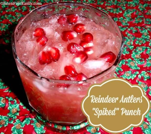 Reindeer Antlers Spiked Punch Gluten Free Easily