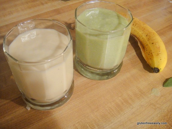 Vegan Pina Greena Colada Smoothie from Gluten Free Easily