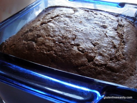 Gluten-Free Coffee Cake Flavored with Coffee. Recipe from Jules Shepard's Free for All Cooking cookbook.