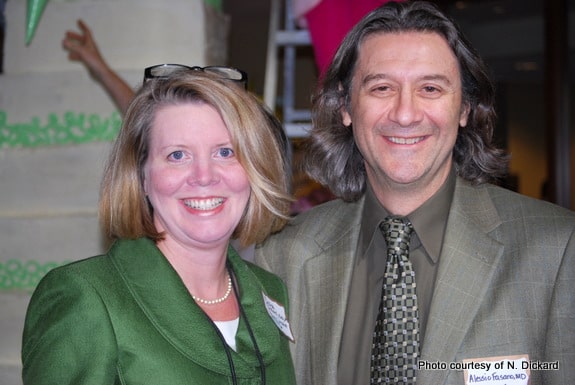 Dr. Delise Dickard meets Dr. Alessio Fasano at the Gluten-Free Labeling Summit in 2011 