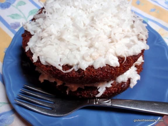 Gluten-Free Pineapple Layer Cake with Maple Coconut Whipped Cream Frosting