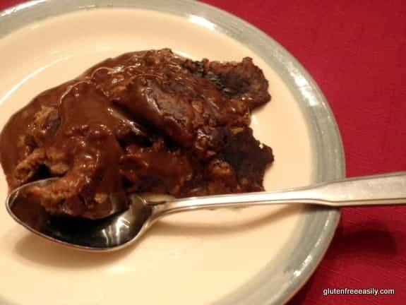 Slow Cooker Gluten-Free Peanut Butter Hot Fudge Cake