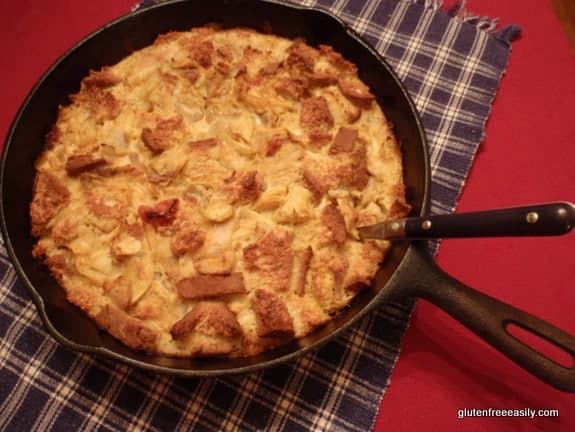 Savory Lemon-Kissed, Sun-Dried Tomato Artichoke Chicken Clafoutis (Gluten Free)