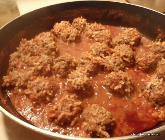 Porcupine Meatballs.