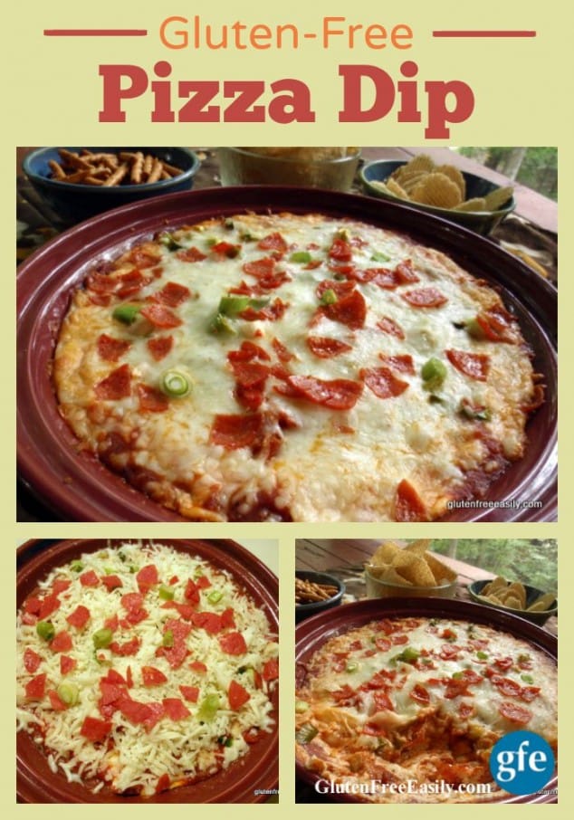 Pizza Dip is perfect for parties or an informal and relaxed offbeat dinner! [from GlutenFreeEasily.com] (photo)