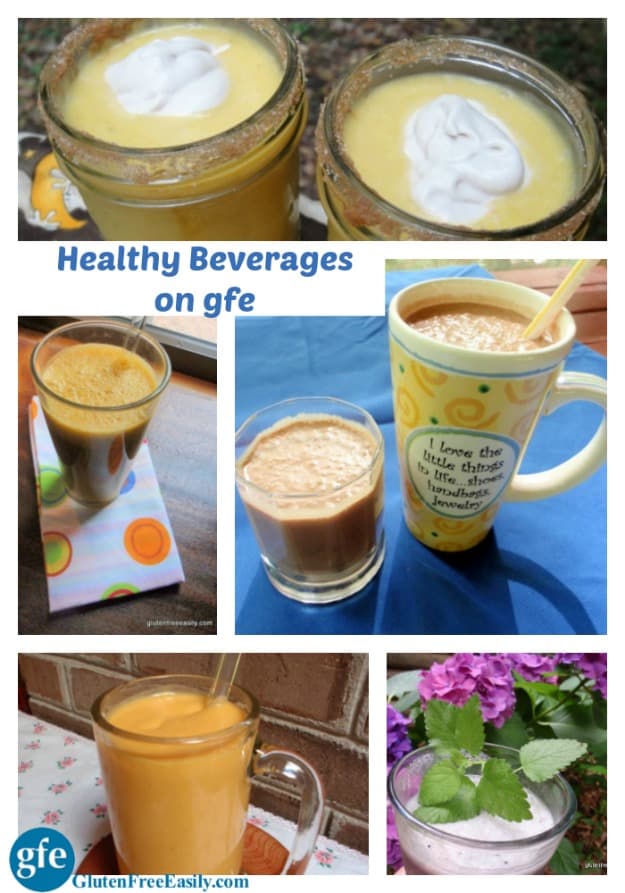 Healthy Dairy-Free Beverages on gfe. [from GlutenFreeEasily.com]